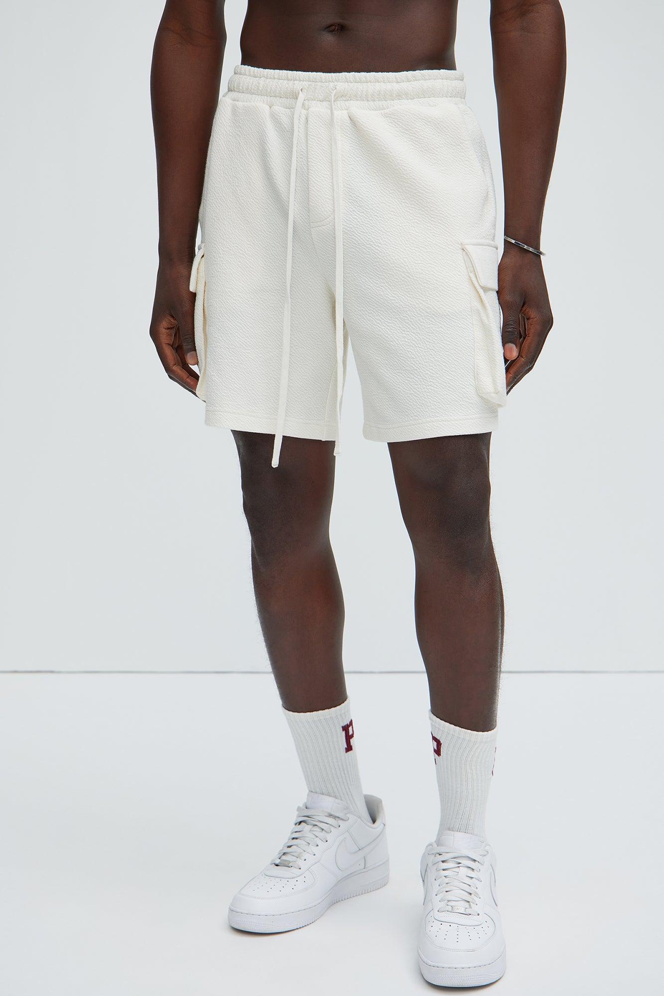 Lewis Relaxed Shorts - Cream Product Image