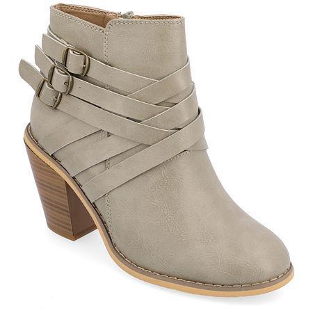 Journee Collection Wide Width Strap Wide Bootie | Womens | | | Boots | Bootie Product Image