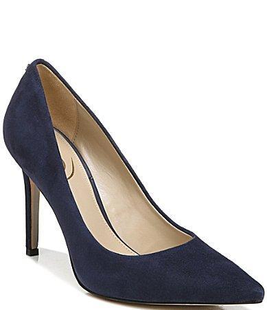 Sam Edelman Hazel Suede Pointed Toe Pumps Product Image