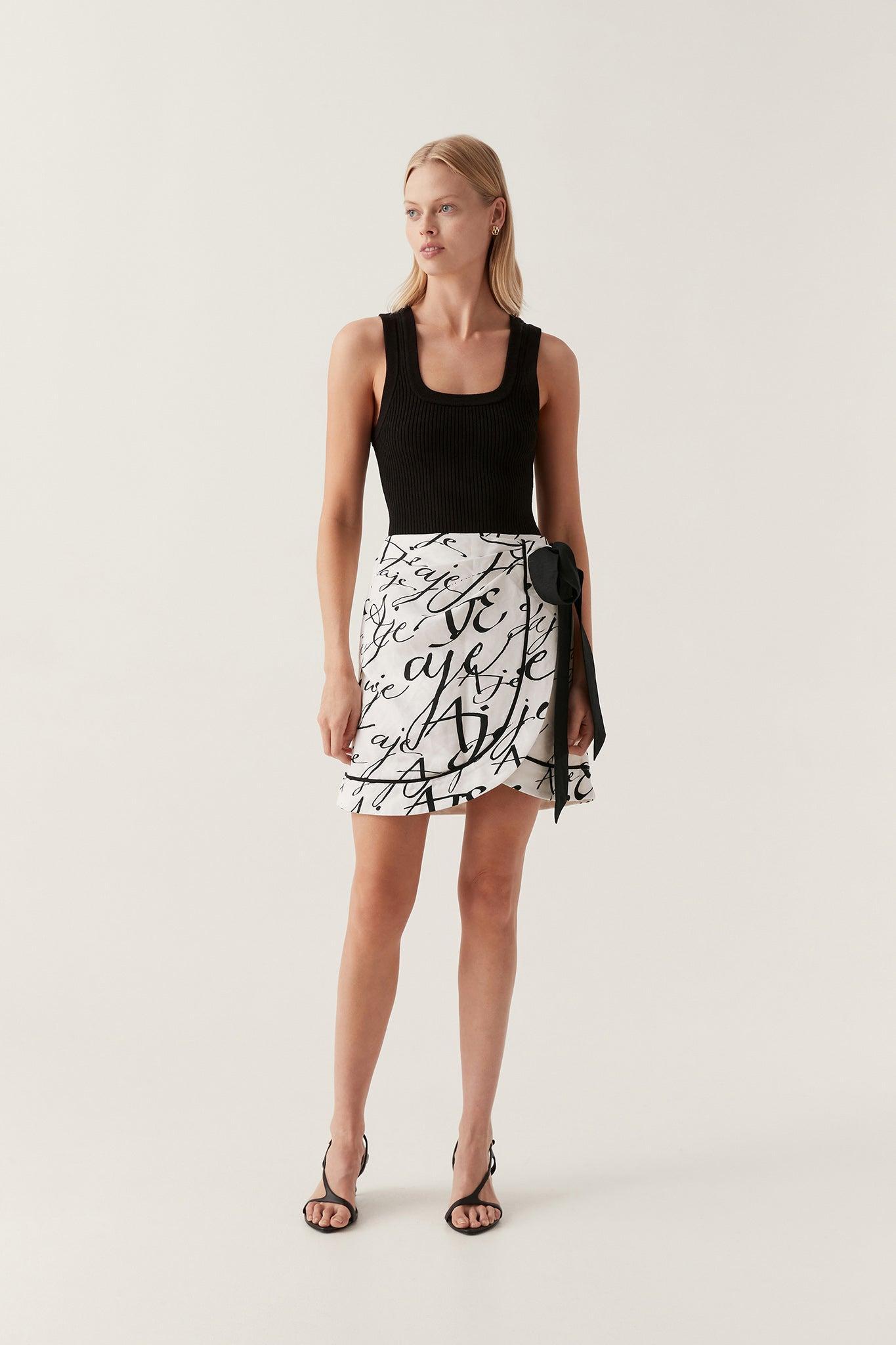 Sentiment Sarong Mini Skirt Product Image