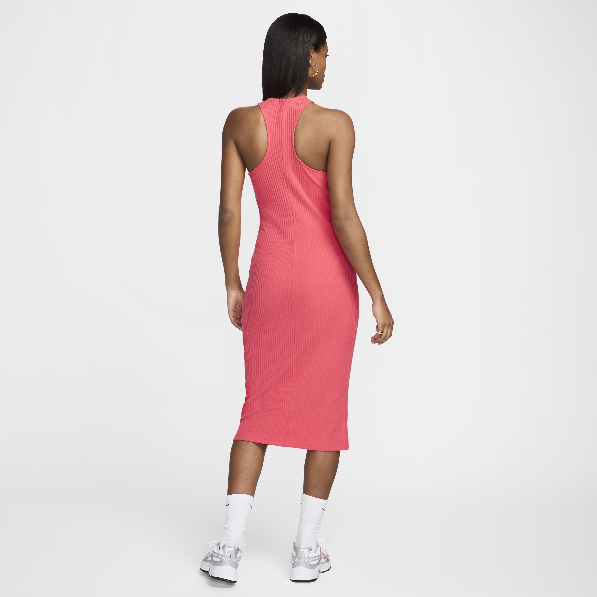 Women's Nike Sportswear Chill Rib Slim Sleeveless Midi Dress Product Image