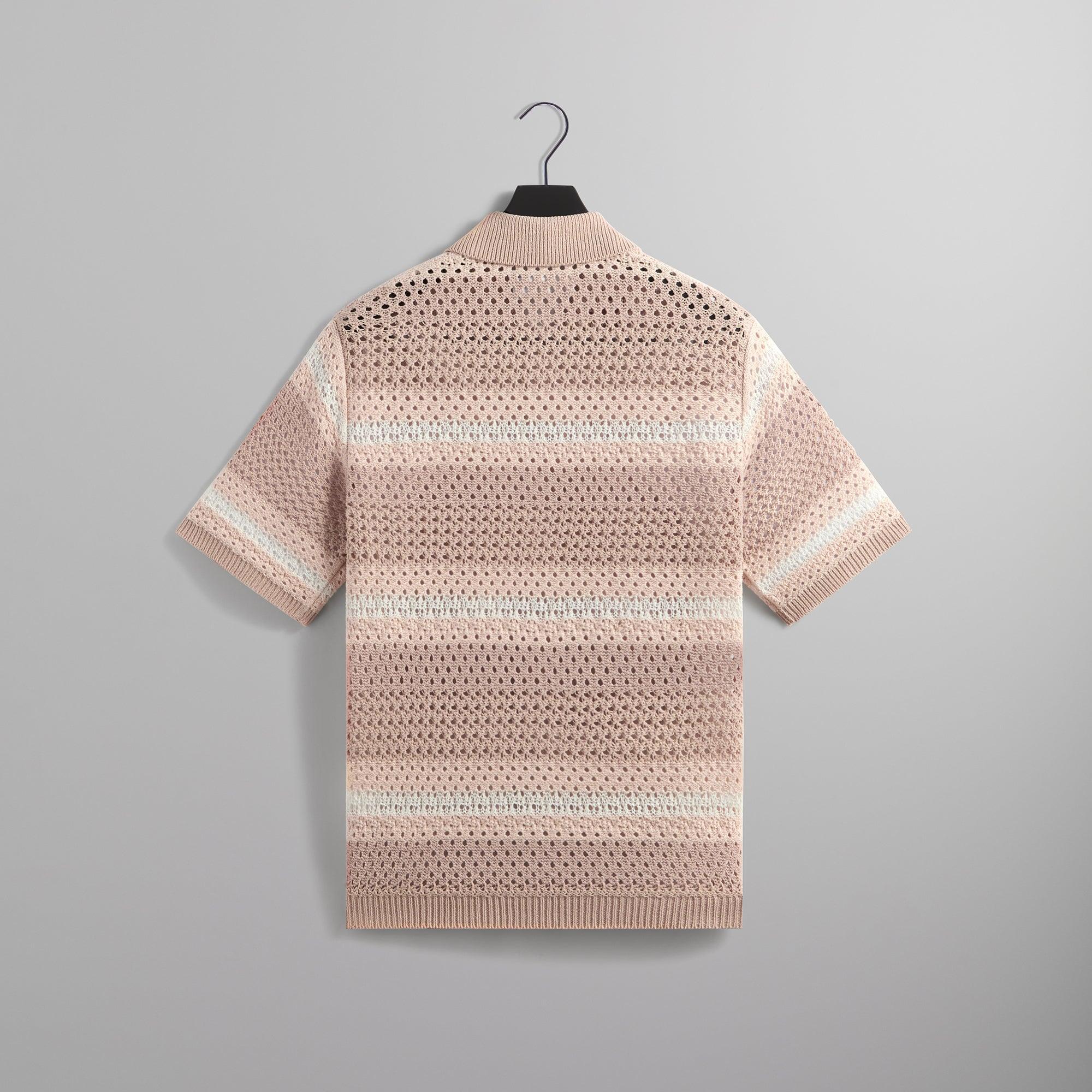 Kith Thompson Crochet Buttondown - Frosty Rose Male Product Image