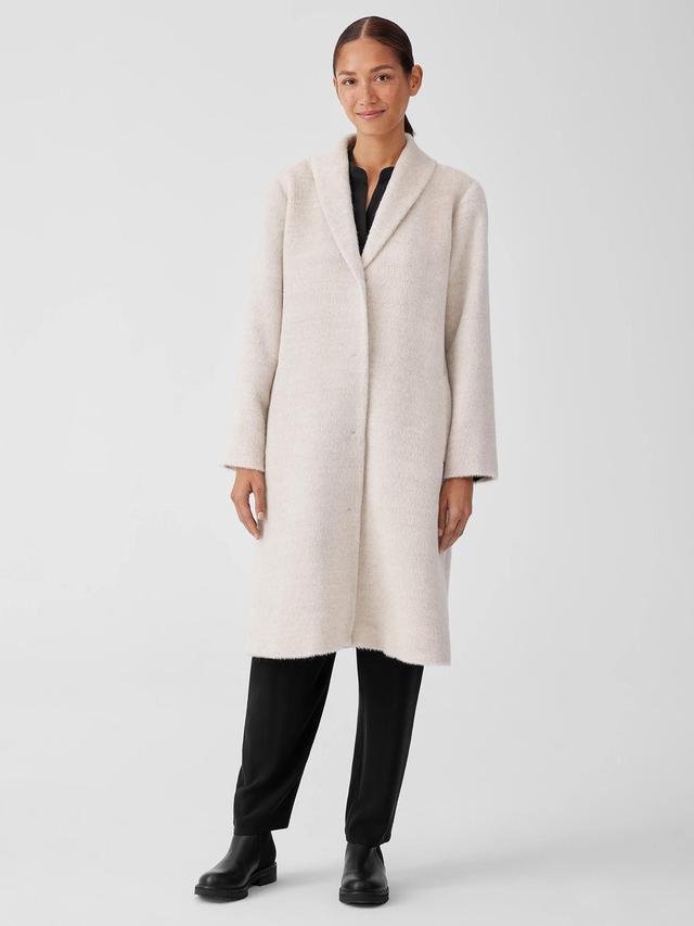 EILEEN FISHER Alpaca Luxe Shawl Collar Coatfemale Product Image