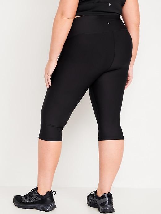 High-Waisted PowerSoft Crop Leggings Product Image