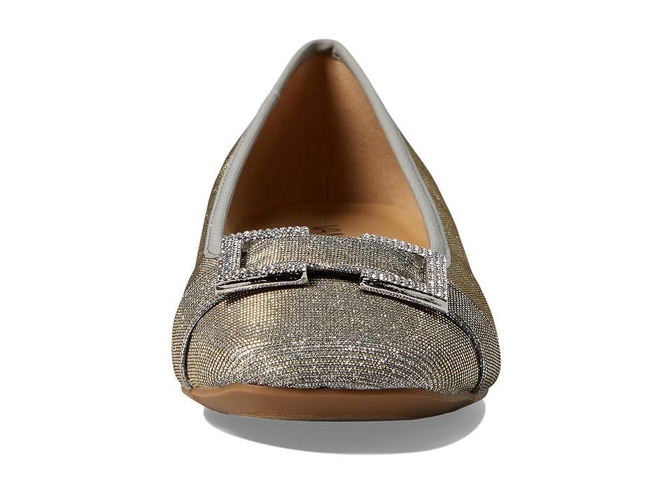 Vaneli Sinta (Platinum Nizza Fabric) Women's Flat Shoes Product Image