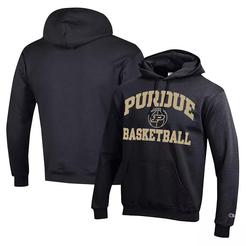 Mens Champion Purdue Boilermakers Basketball Icon Powerblend Pullover Hoodie Product Image