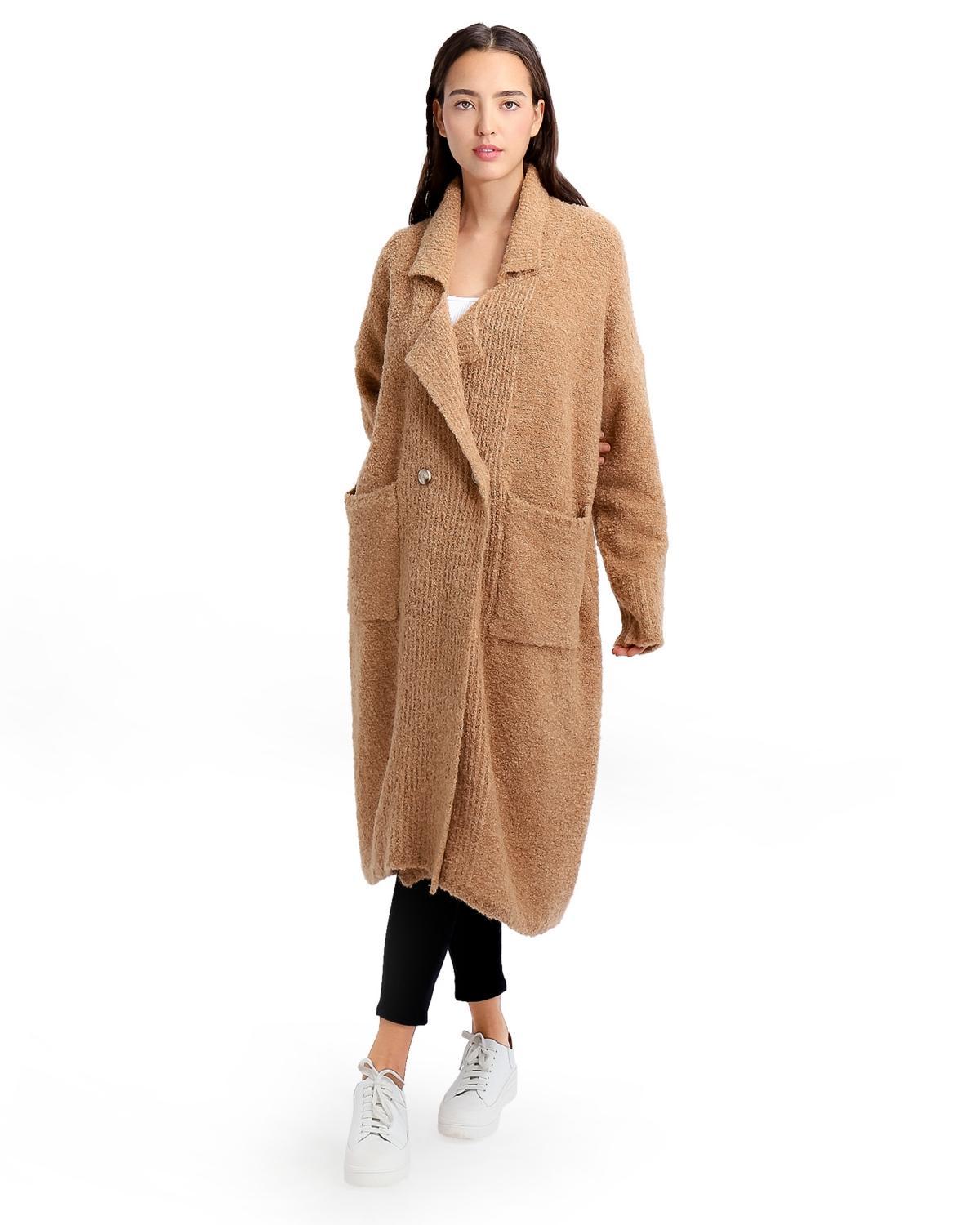 Women Belle & Bloom Born To Run Sustainable Sweater Coat Product Image