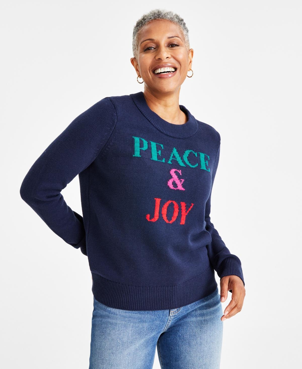 Style & Co Petite Holiday Themed Whimsy Sweaters, Created for Macys Product Image