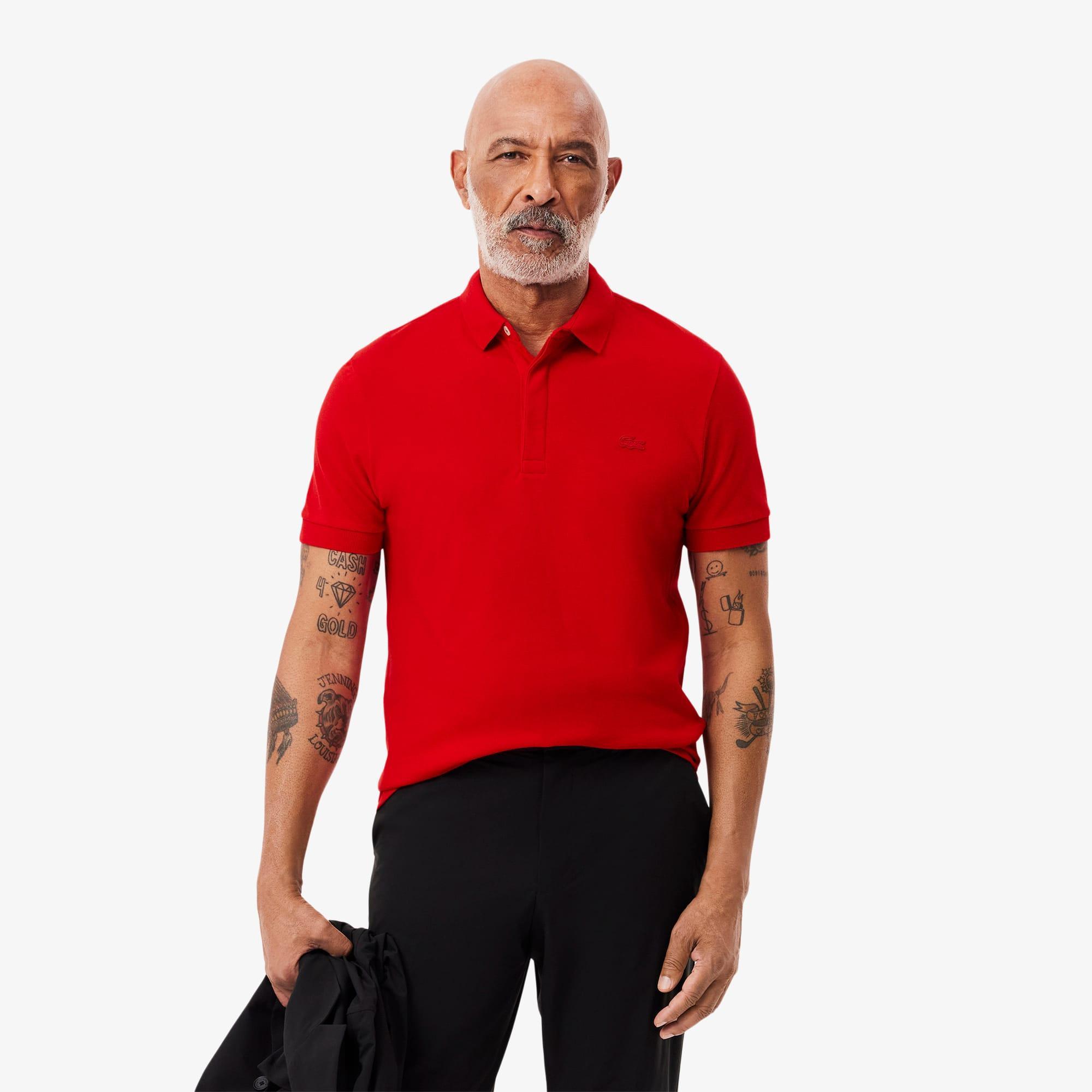 Regular Fit Paris Stretch Piqué Polo Shirt Product Image