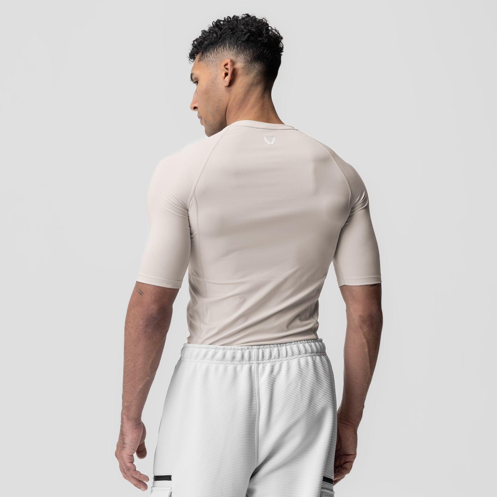 1027. WarpFlexx-Lite™ Half-Sleeve Baselayer - Chai Product Image