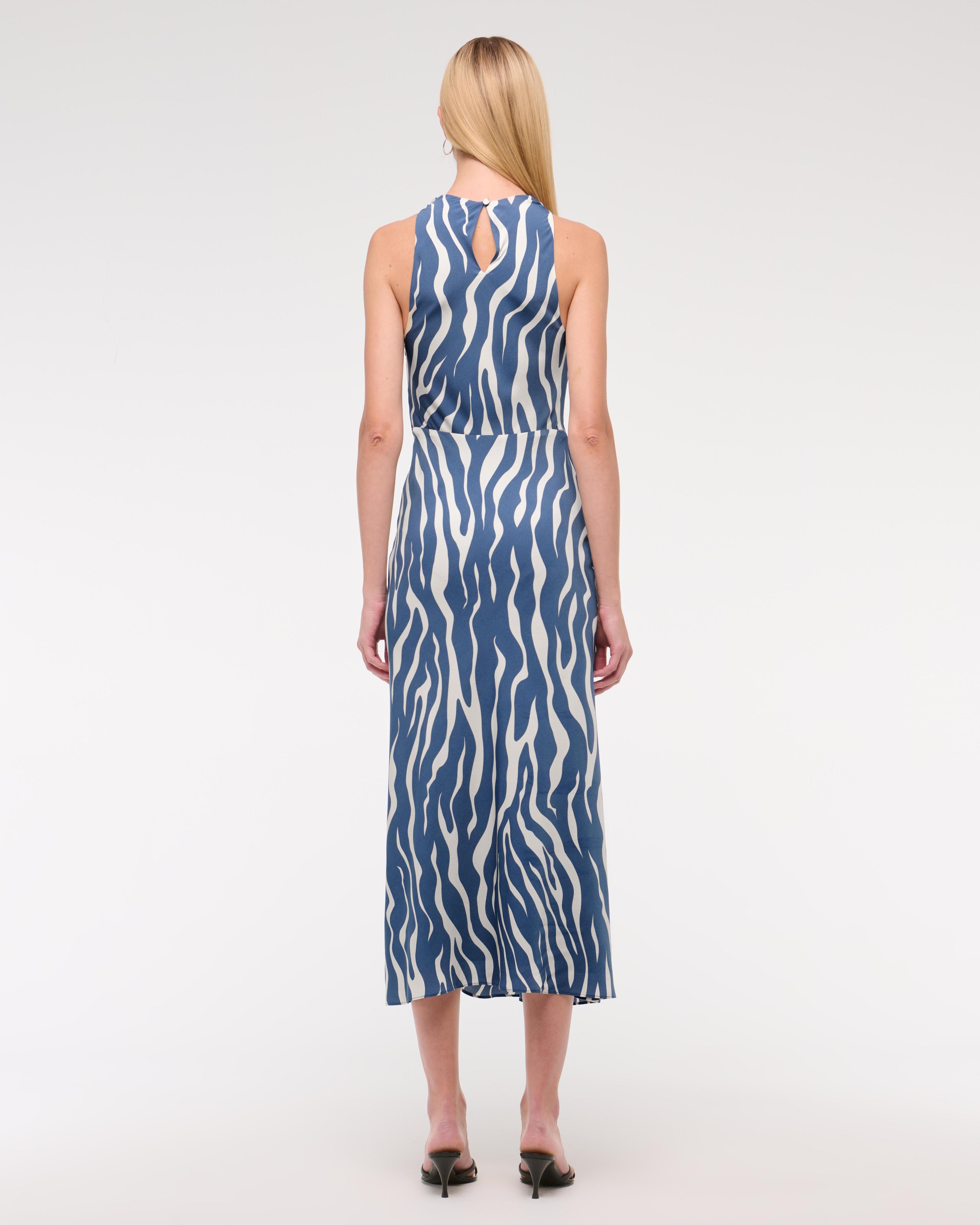 Cowl Neck Midi Dress Product Image