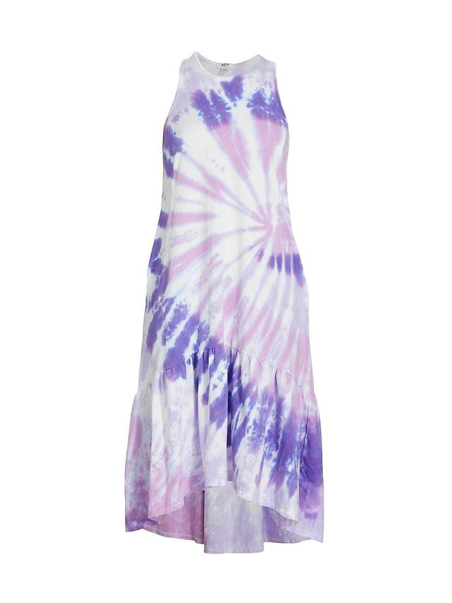 Womens Tie-Dye Swing Midi dress Product Image