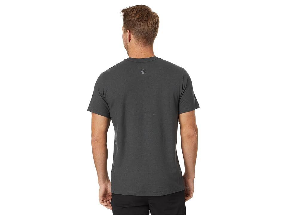 Smartwool Bear Range Graphic Short Sleeve Tee (Charcoal) Men's T Shirt Product Image