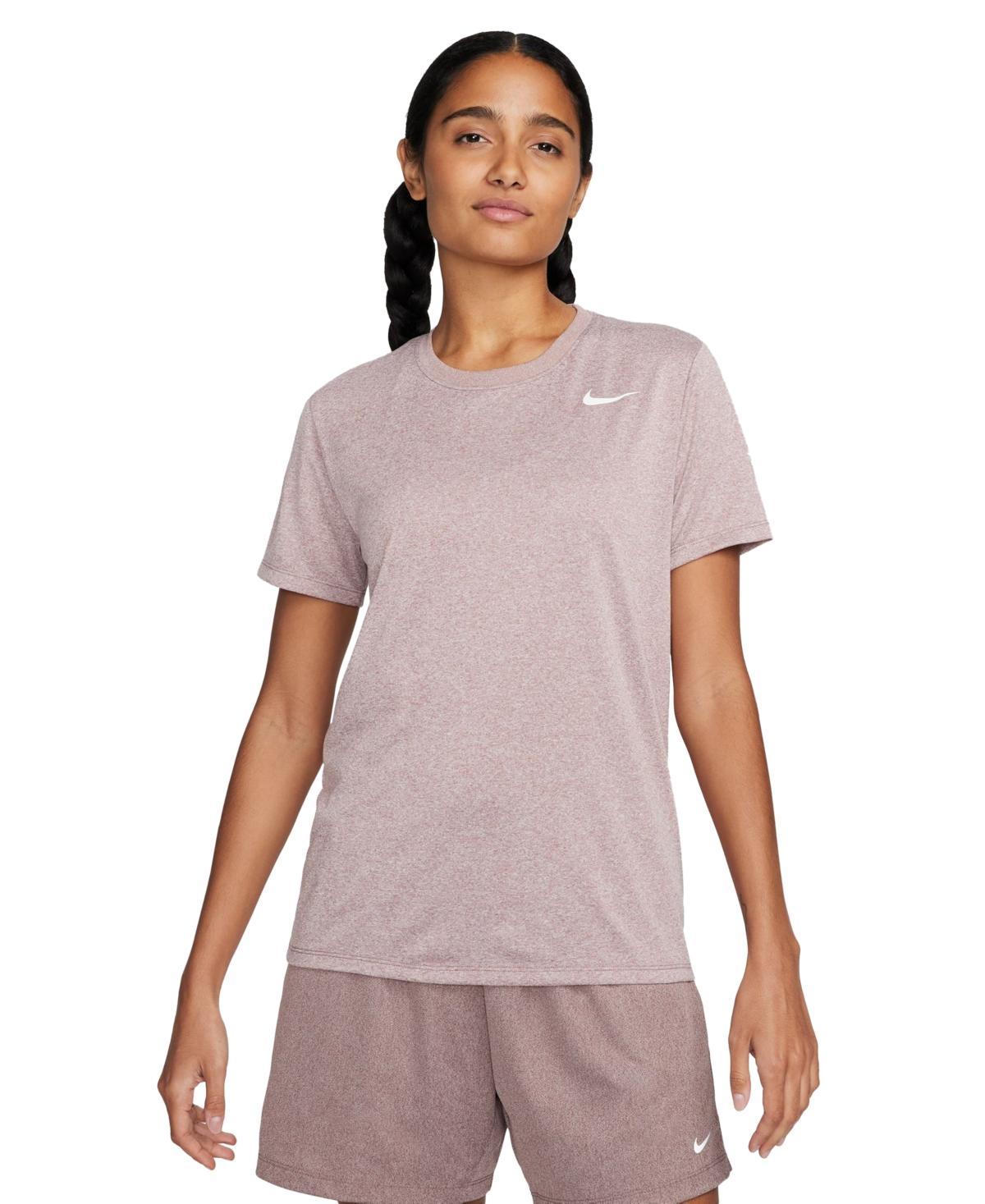 Nike Womens Nike Dri-FIT Ragland LBR T-Shirt - Womens Black/White Product Image