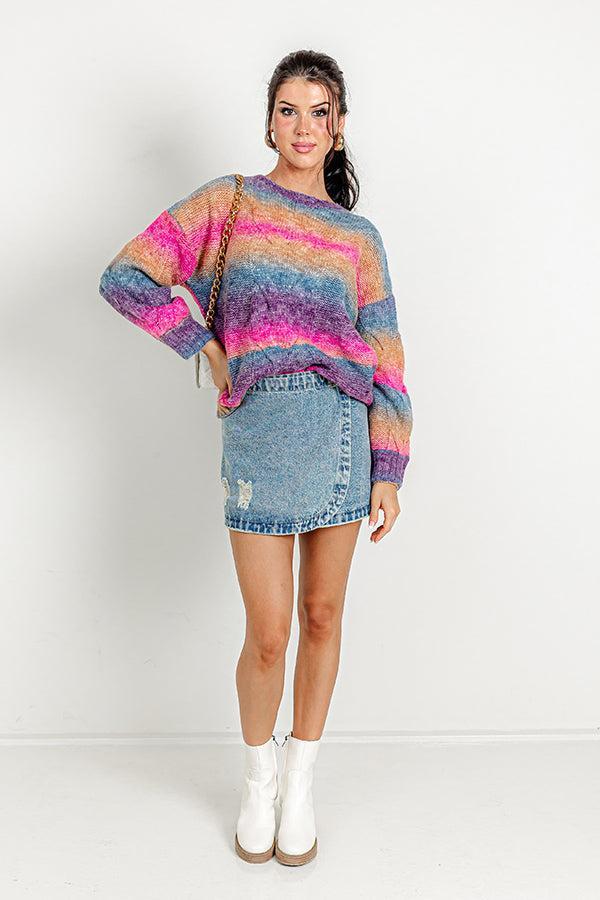 Candy Coated Knit Sweater Product Image