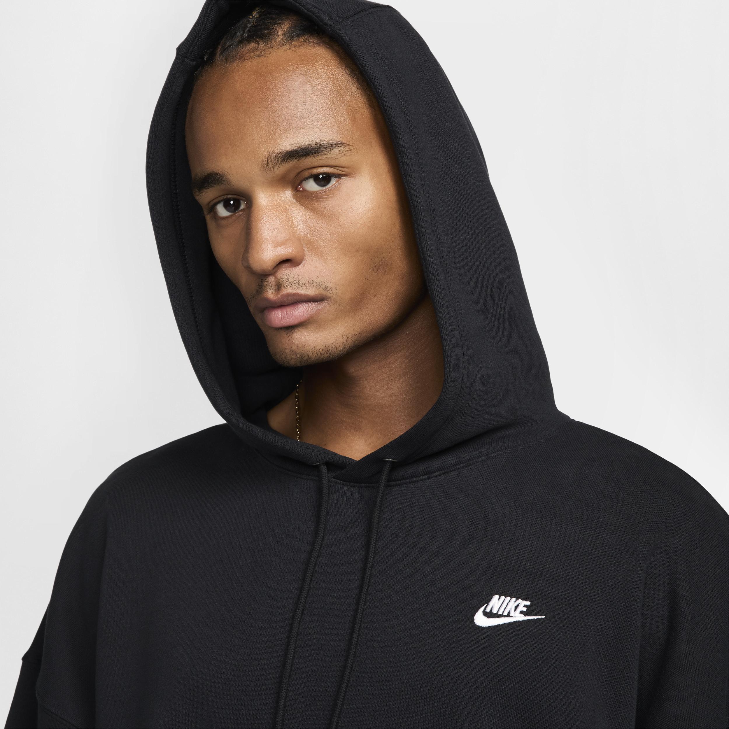 Mens Nike Club Fleece Oversized French Terry Pullover Hoodie Product Image