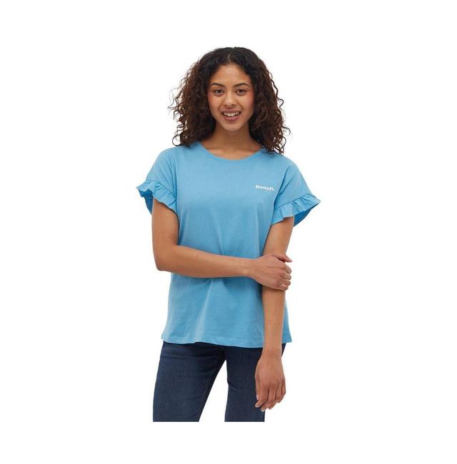 Bench Dna Womens Velmina Ruffle Sleeve Tee Product Image