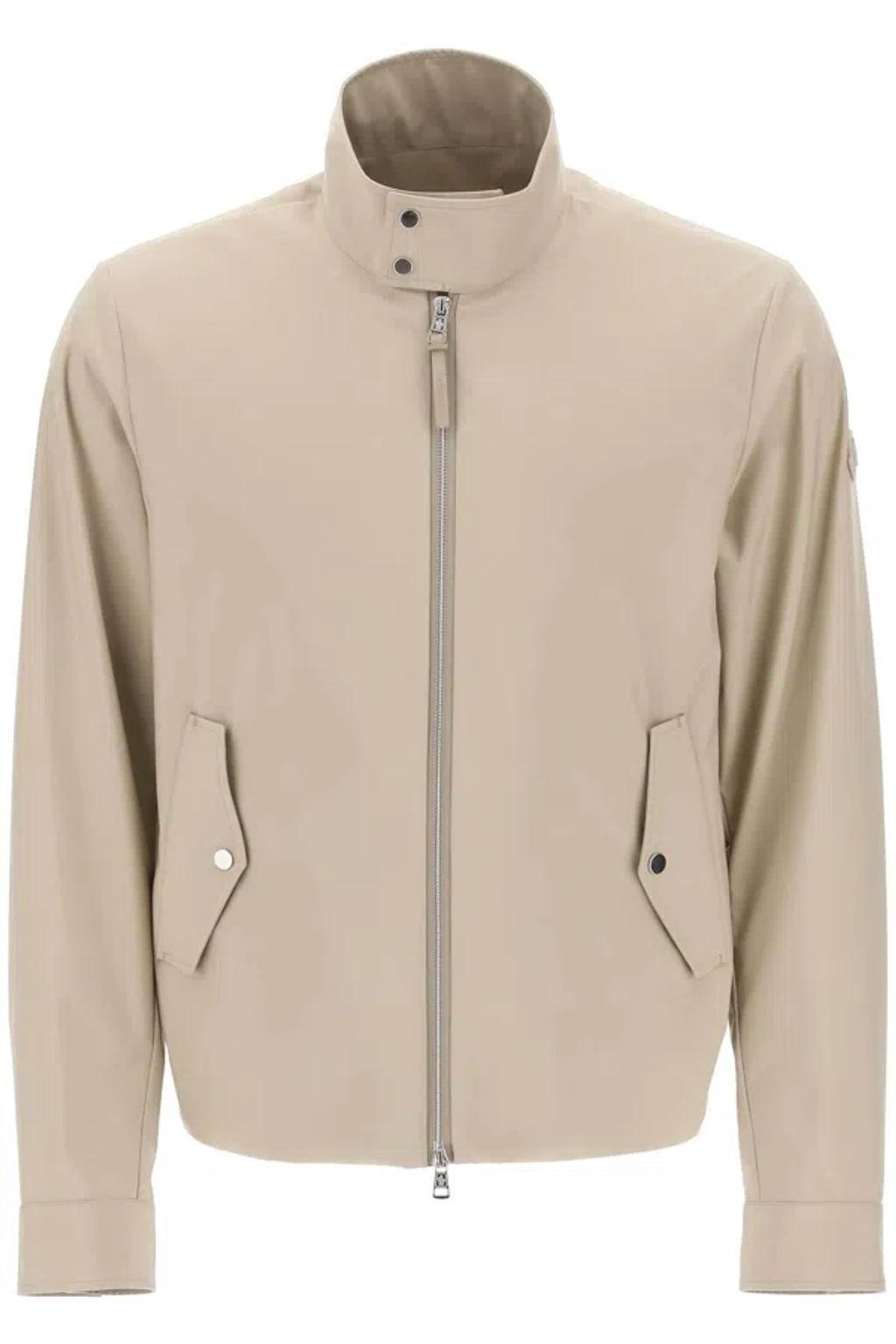 MONCLER Short Chaberton Jacket In Cream Product Image