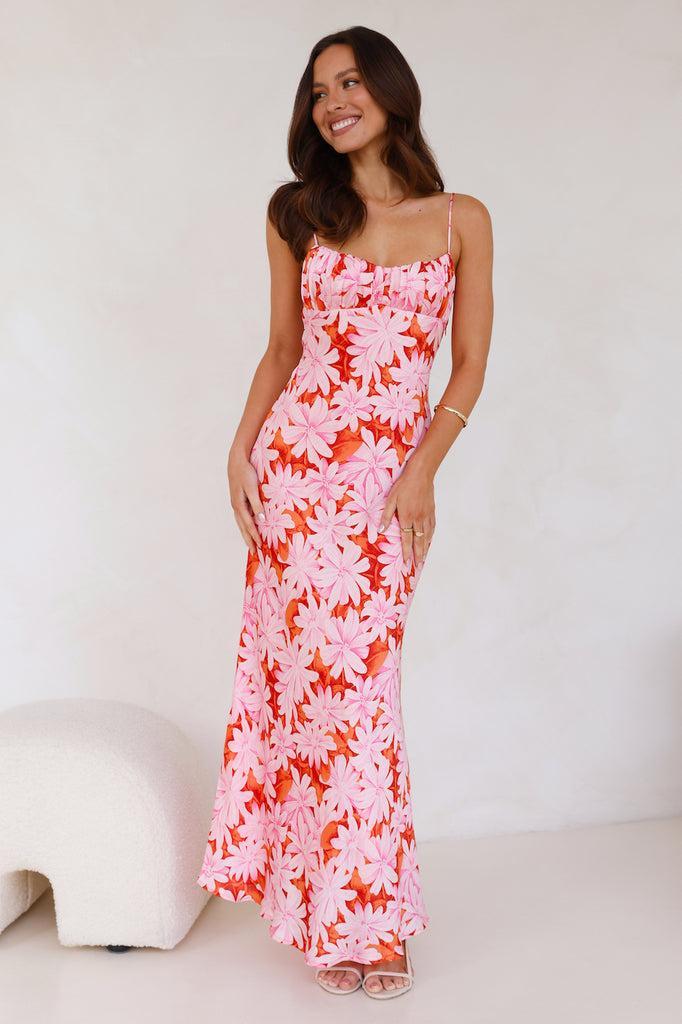 Irresistible Allure Maxi Dress Orange product image