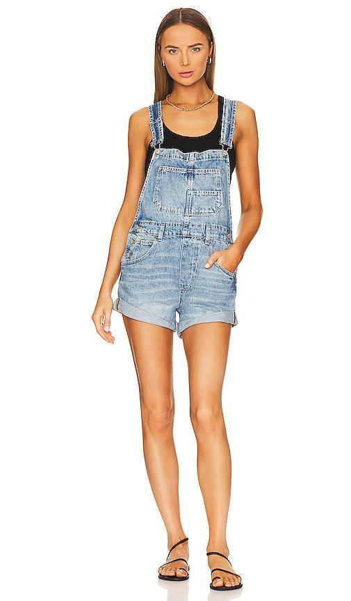 Free People We the Free Ziggy Denim Shortalls Product Image