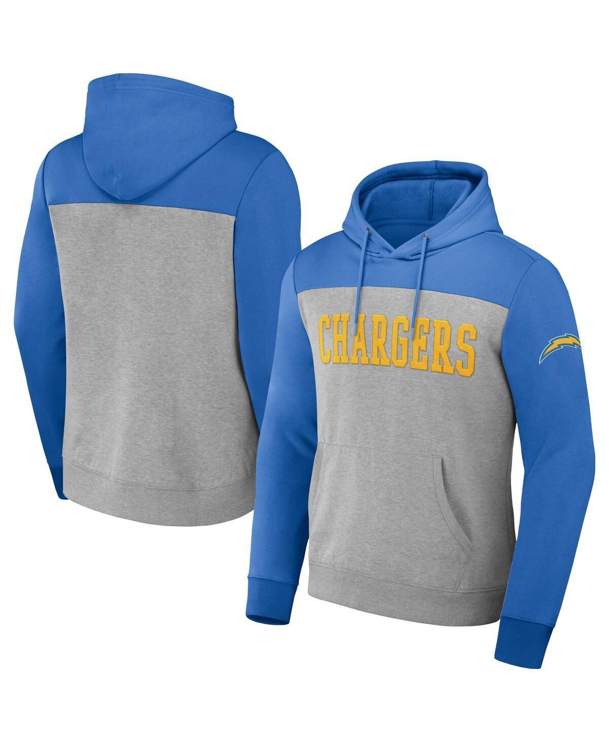 Mens NFL x Darius Rucker Collection by Fanatics Heather Gray Seattle Seahawks Color Blocked Pullover Hoodie Grey Product Image