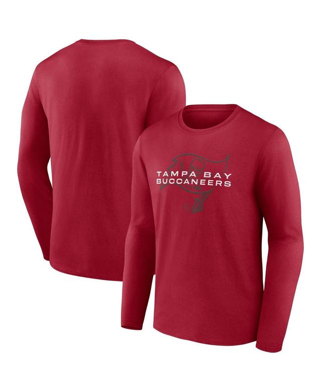 Mens Fanatics Red Tampa Bay Buccaneers Advance to Victory Long Sleeve T-shirt Product Image