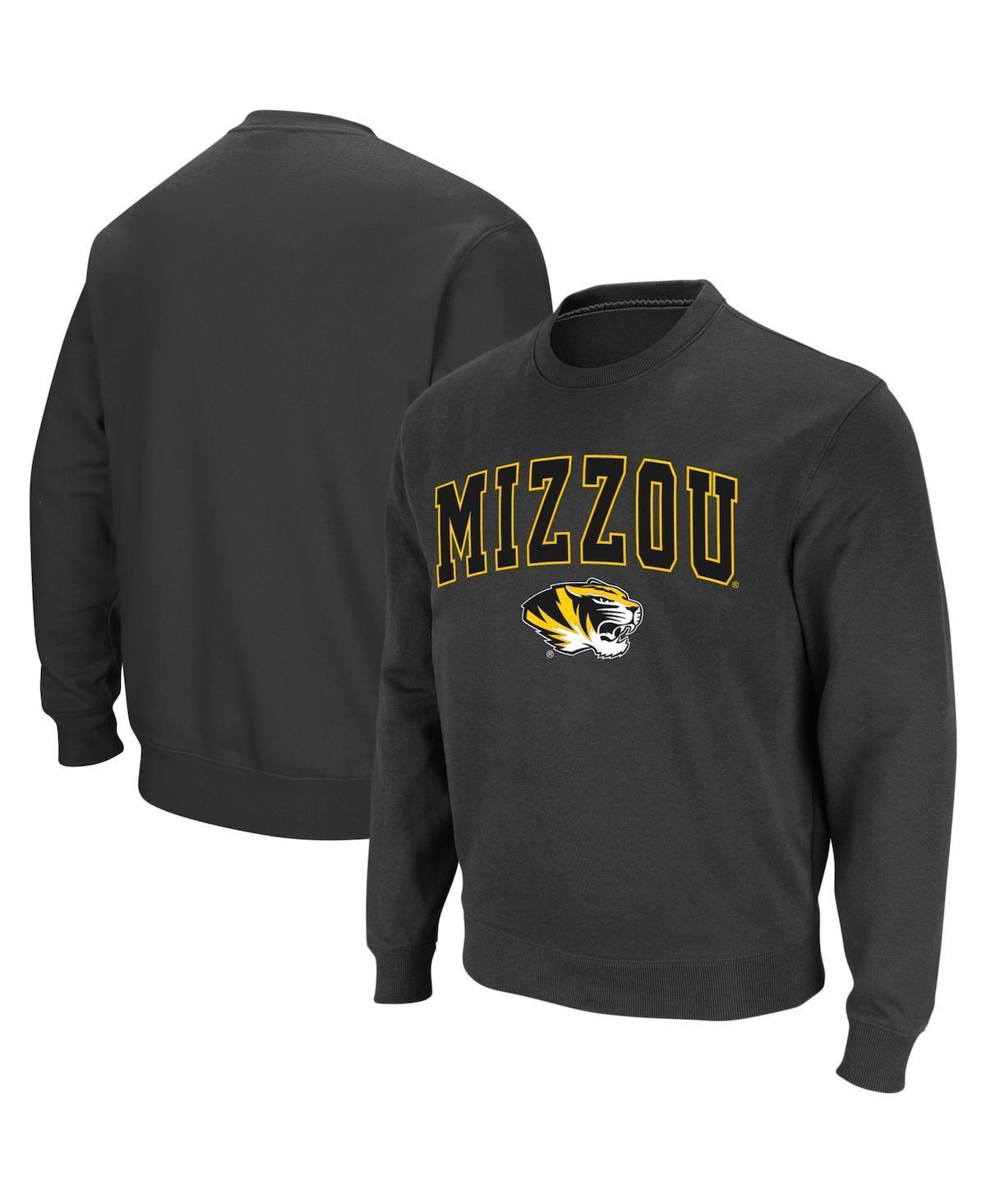 Colosseum Mens Missouri Tigers Arch & Logo Crew Neck Sweatshirt Product Image