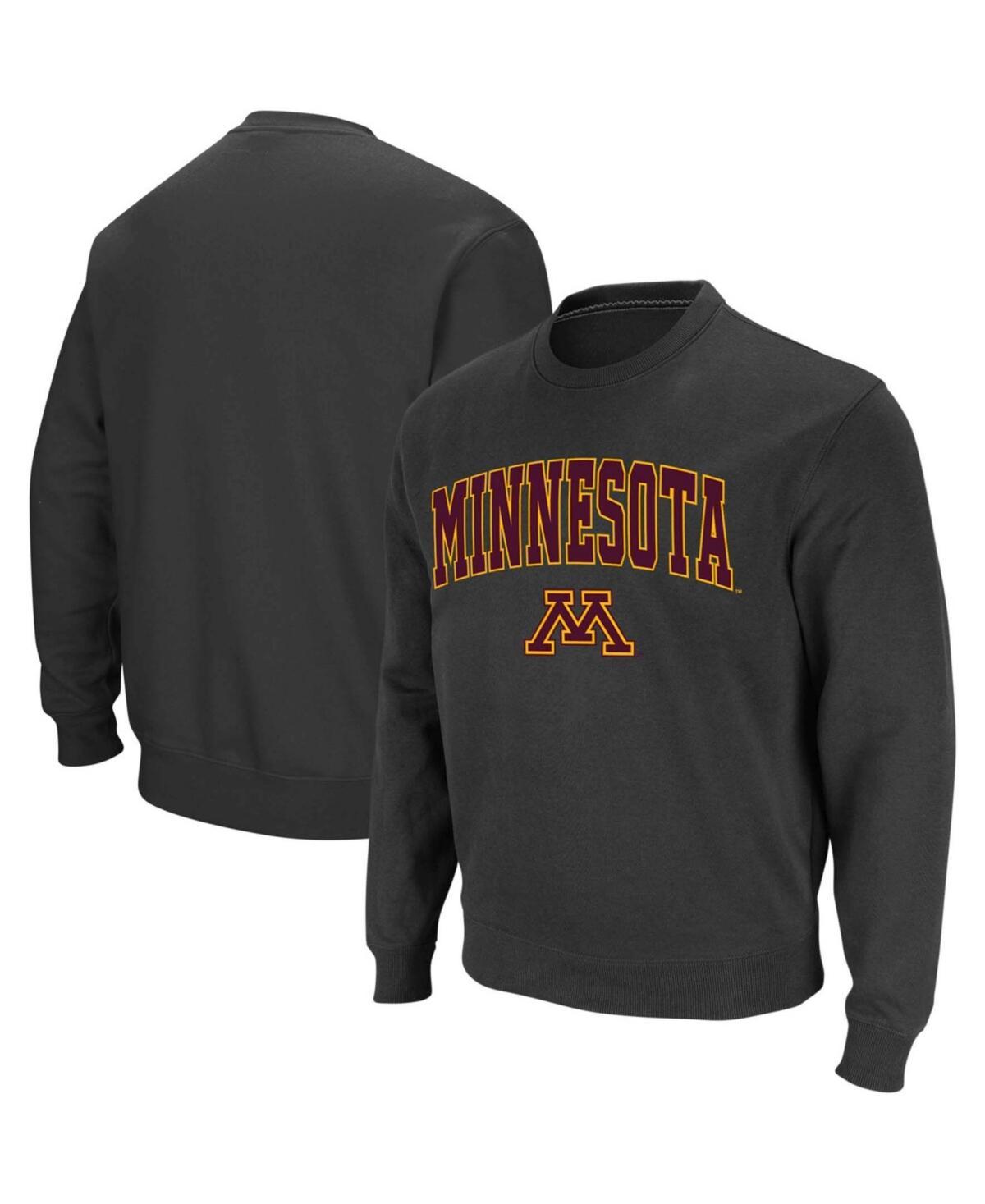 Colosseum Mens Minnesota Golden Gophers Arch & Logo Crew Neck Sweatshirt Product Image