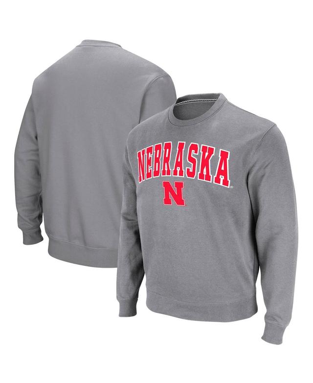 Colosseum Mens Nebraska Huskers Arch & Logo Pullover Sweatshirt Product Image