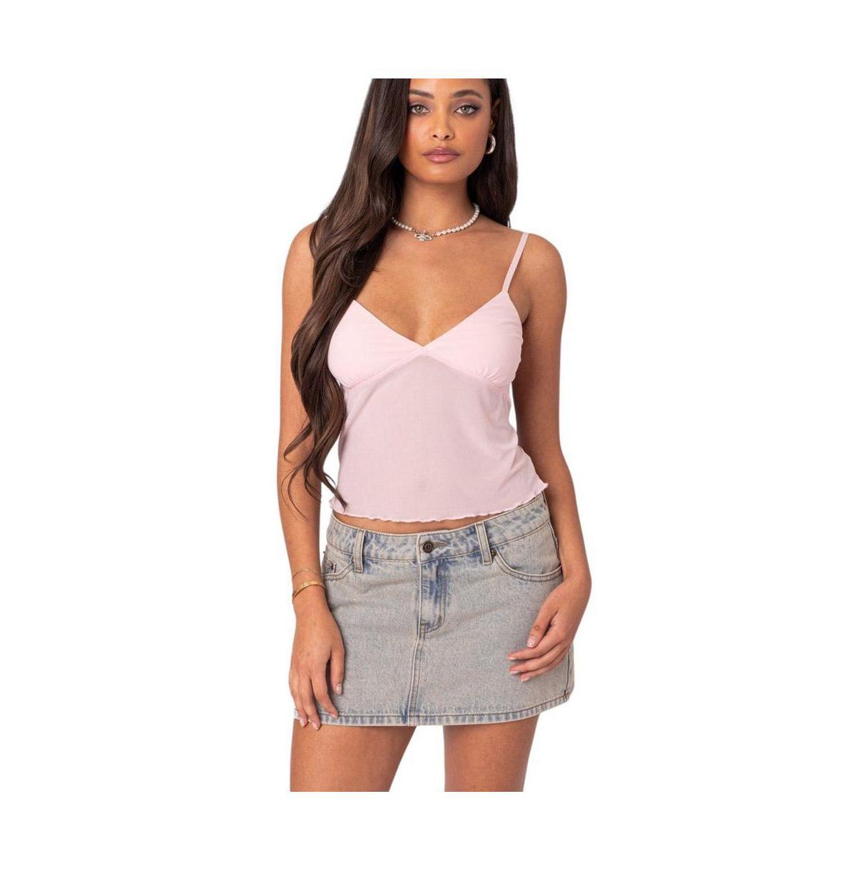 Women's Serafina Sheer Mesh Tank Top Product Image