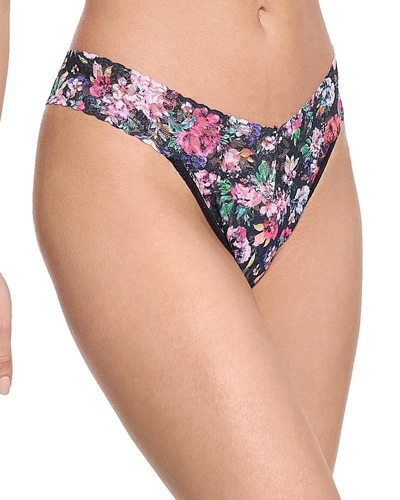 Hanky Panky Original-Rise Printed Lace Thong Product Image