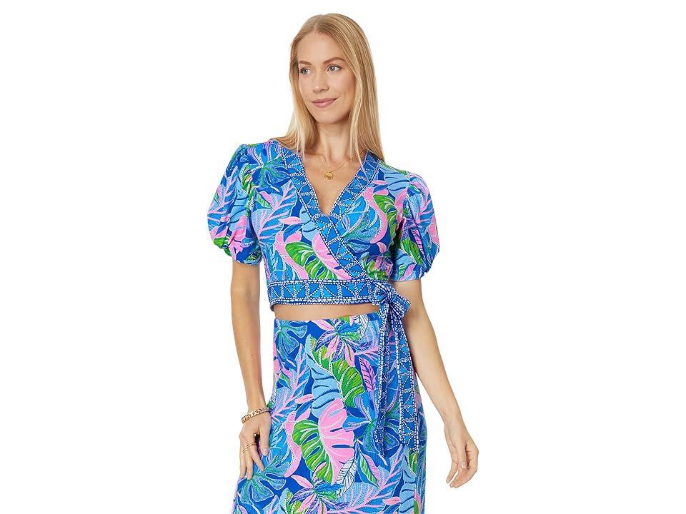 Lilly Pulitzer Sailynn Maxi Set Grotto Beleaf in Yourself Engineered Set) Women's Active Sets Product Image