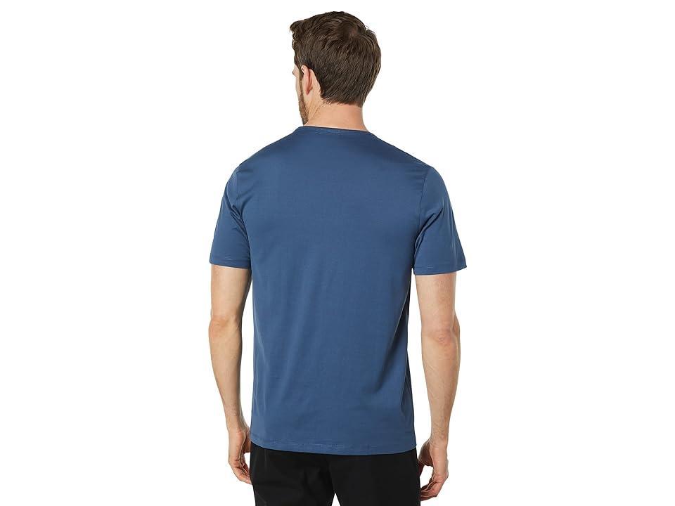 Theory Precise Tee Luxe Cotton Jersey (Atlantic) Men's Clothing Product Image