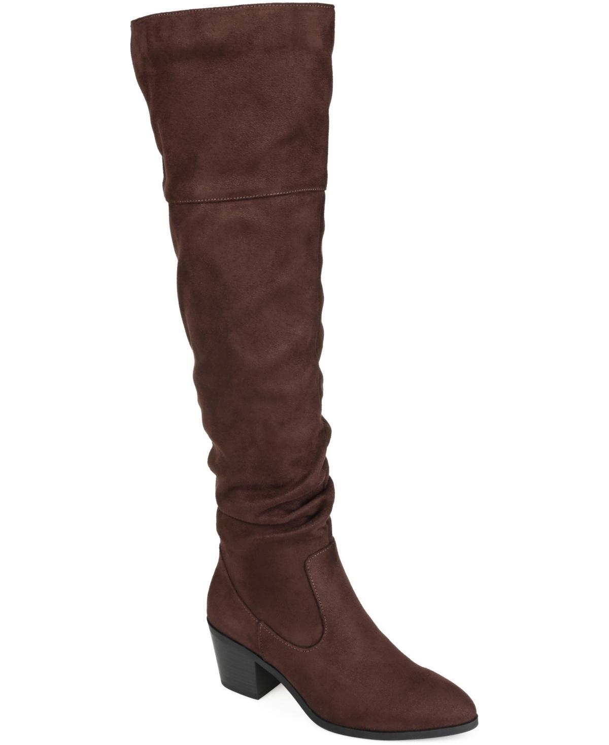 Journee Collection Zivia Womens Slouchy Over-the-Knee Boots Product Image