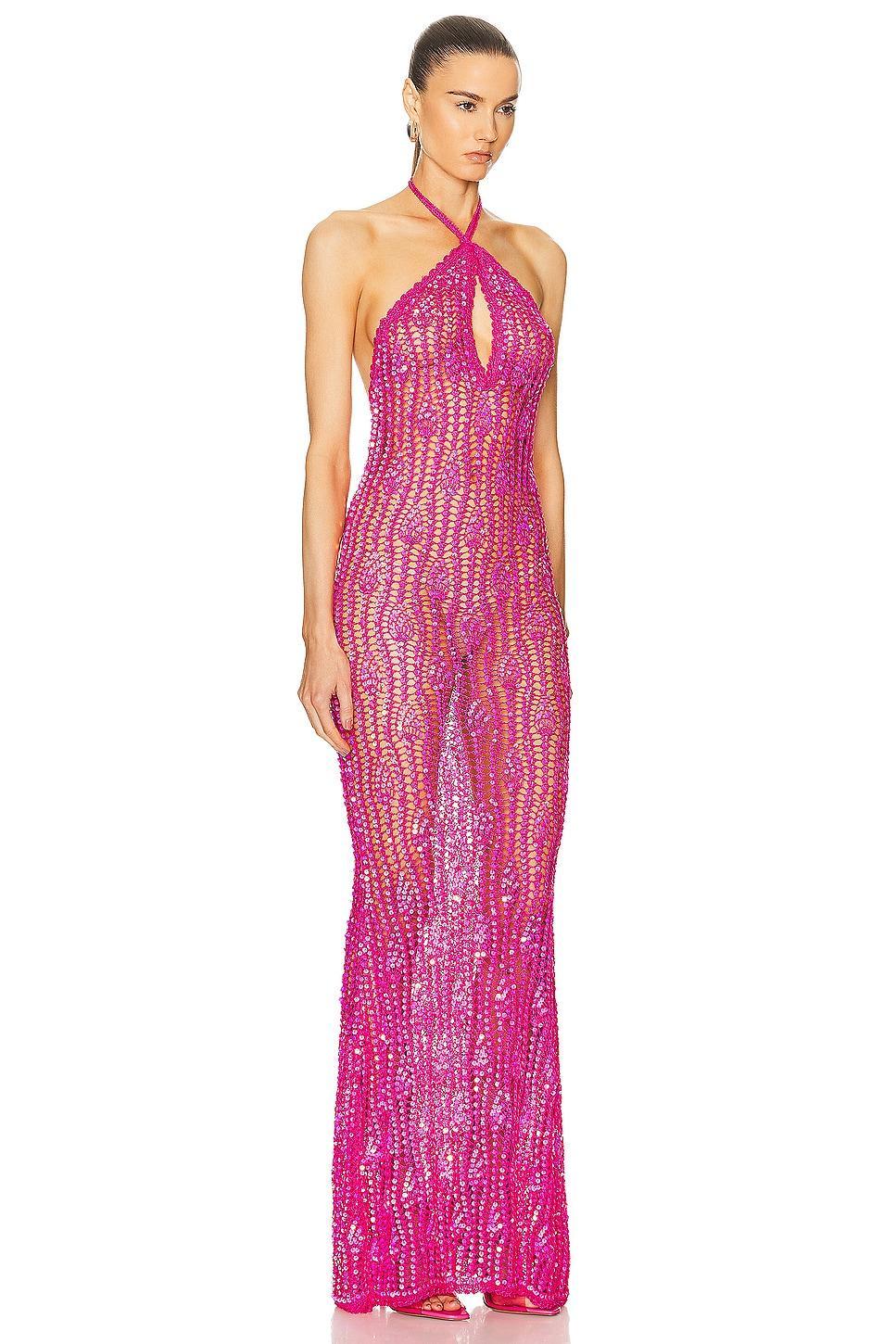 retrofete Massie Dress Fuchsia. (also in ). Product Image