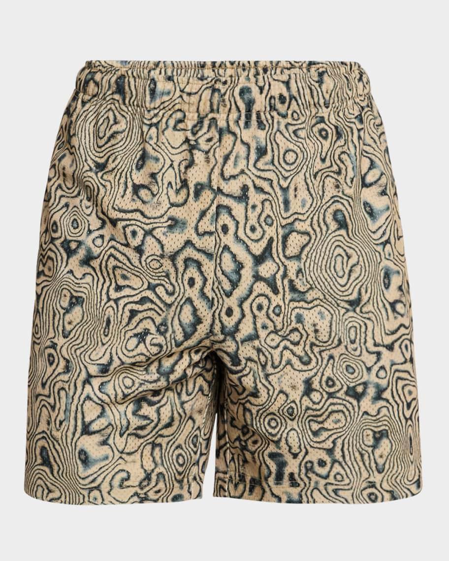 Mens Printed Mesh Practice Shorts Product Image