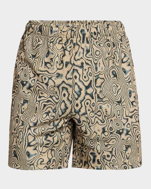 Mens Printed Mesh Practice Shorts Product Image