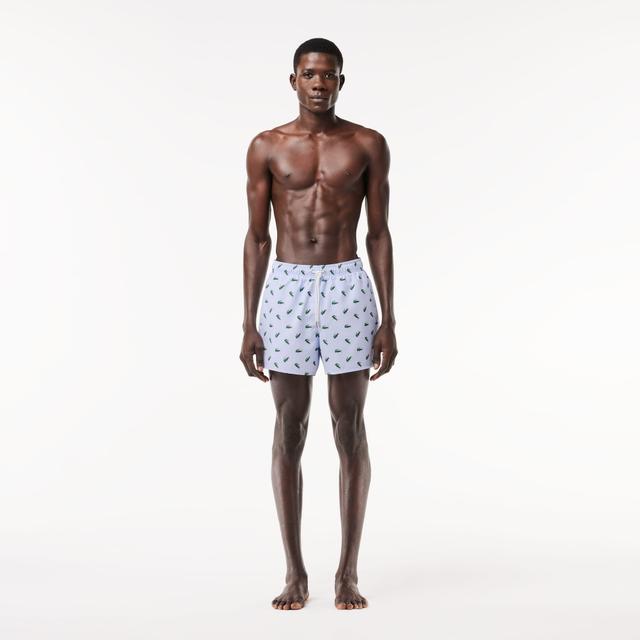 Crocodile Print Swim Trunks Product Image