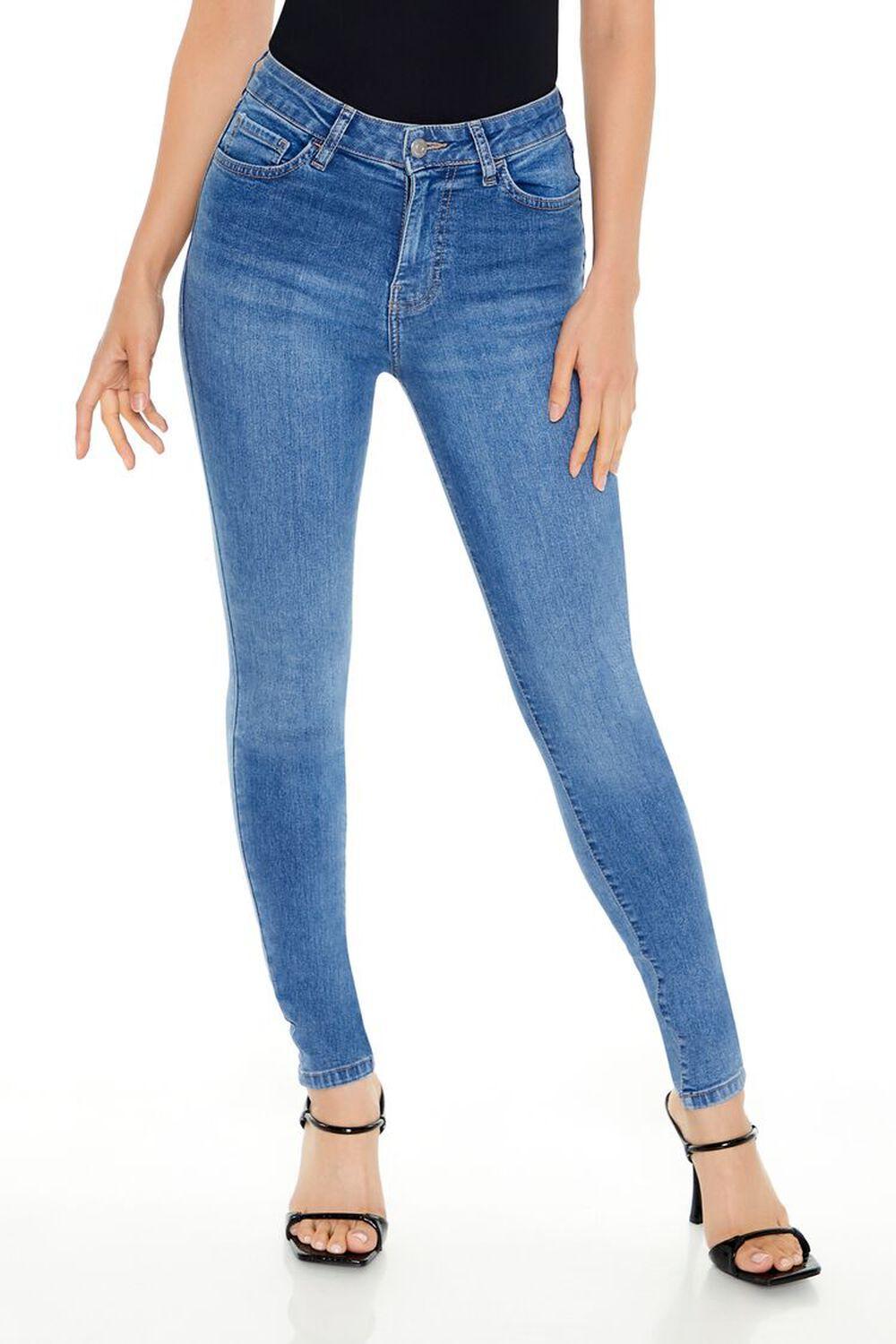 Stretch-Denim Skinny Jeans | Forever 21 Product Image