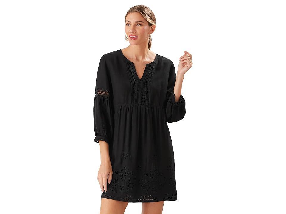 Tommy Bahama St. Lucia Split Neck Dress Swim Cover-Up Product Image