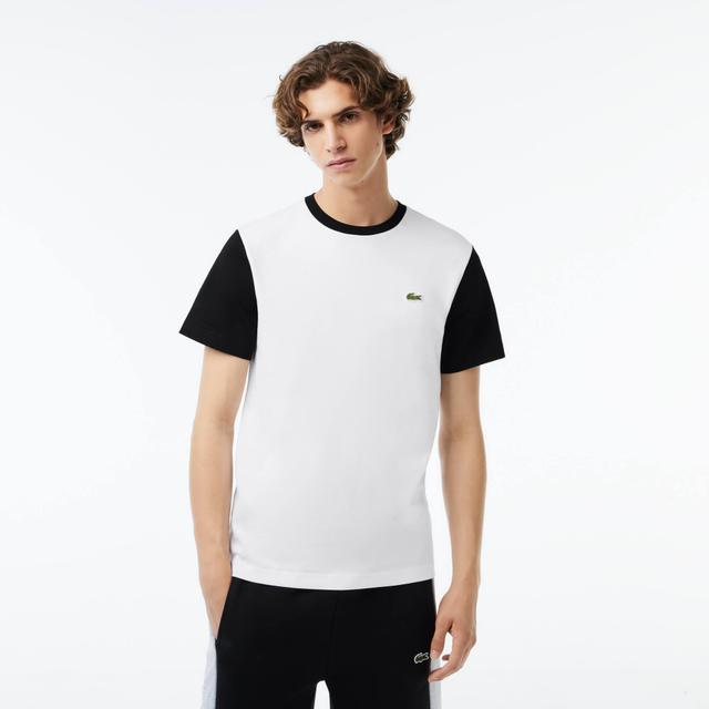 Regular Fit Cotton Colour-Block T-shirt Product Image