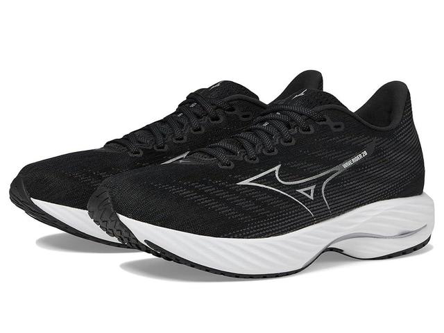 Mizuno Mens Mizuno Wave Rider 28 - Mens Running Shoes Black/Shade Product Image