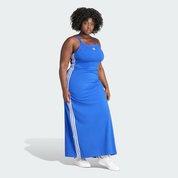 Adicolor 3-Stripes Maxi Dress (Plus Size) Product Image