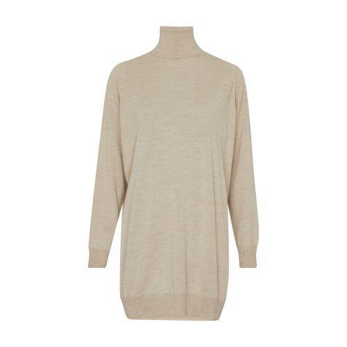 Giano Cashmere Dress In Beige Product Image