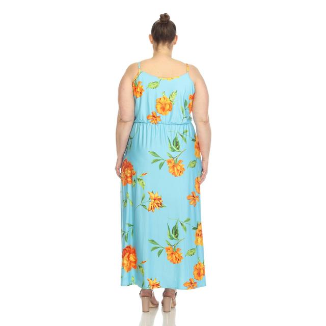 Floral Strap Maxi Dress - Plus Product Image