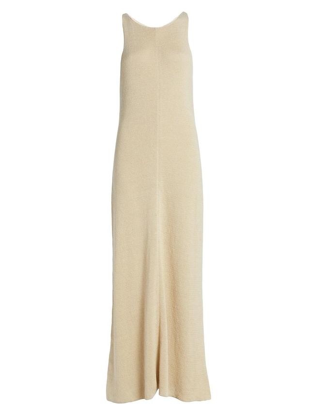 Womens Fleet Linen Maxi Dress Product Image