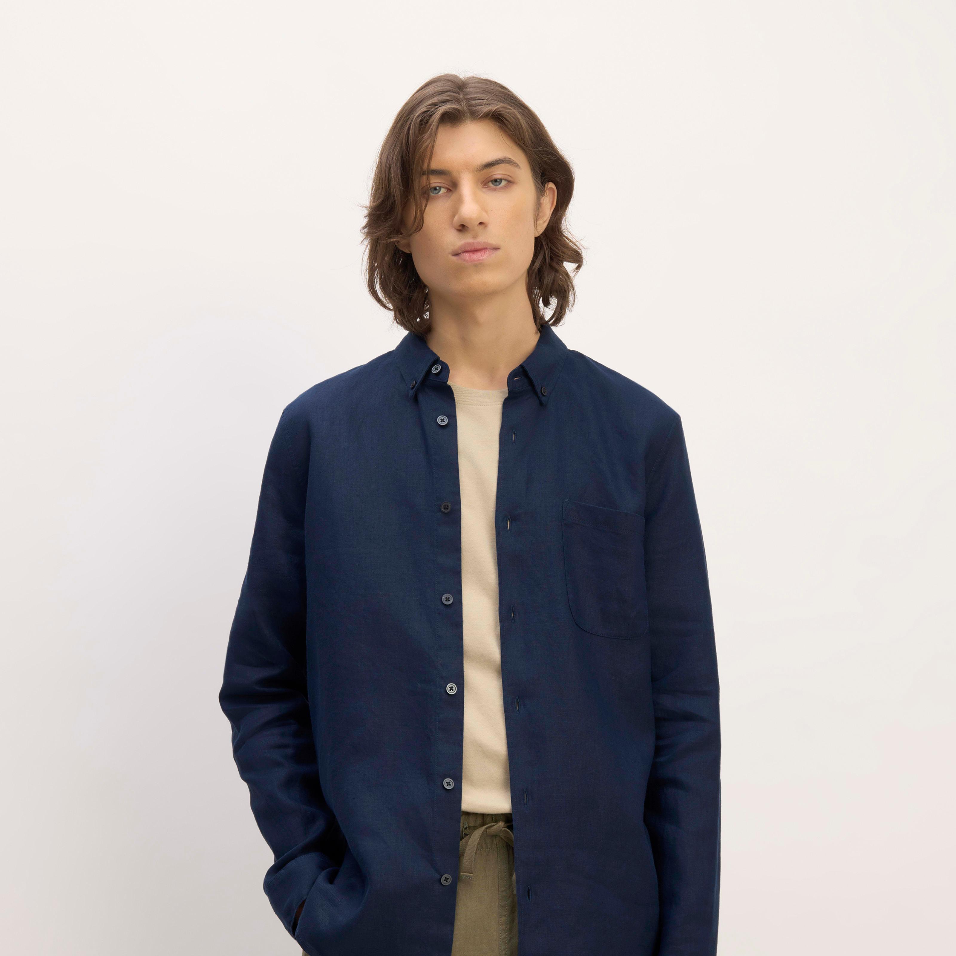 Mens Classic Shirt in Linen by Everlane Product Image