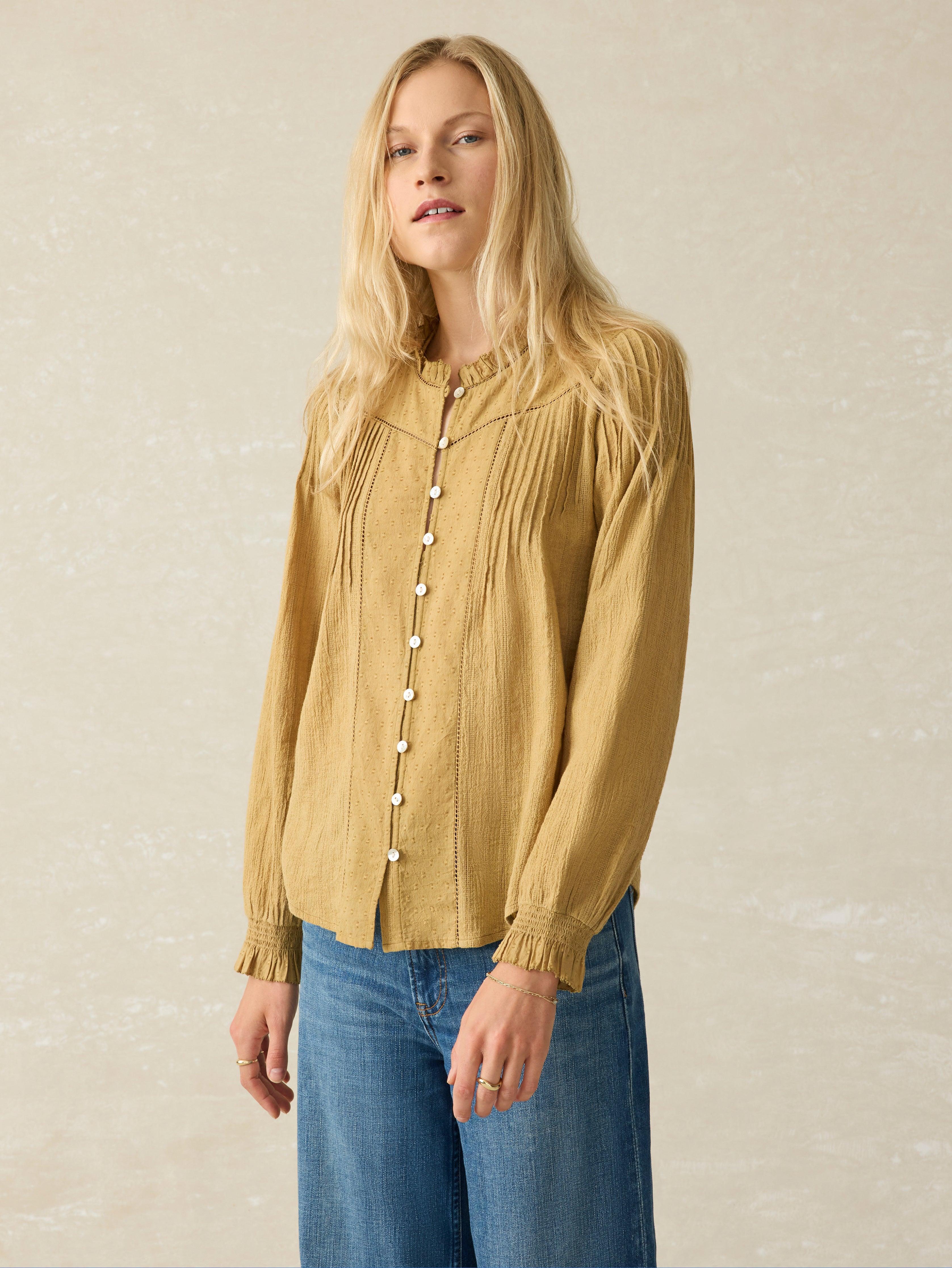 Lily Blouse - Antique Bronze Female Product Image