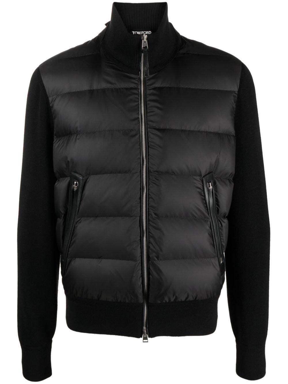 TOM FORD Nylon Padded Blouson Jacket In Black Product Image