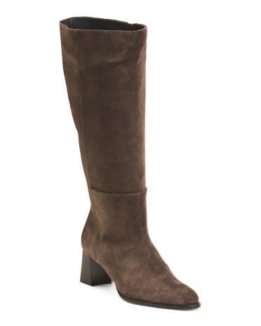 Suede Catherine Knee High Boots For Women product image